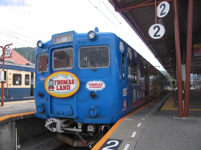 大月−河口湖間を走る富士急行の列車です。