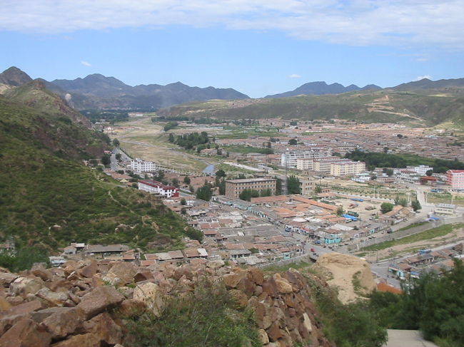 長城の外側です。