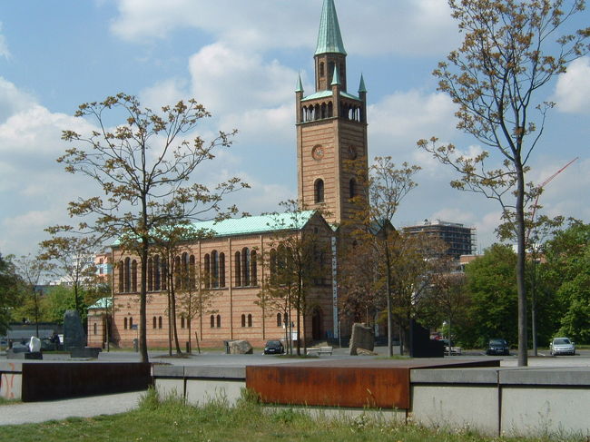 この1角に教会がありました。