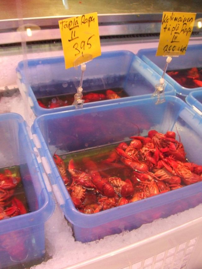 rapu。フィンランドではザリガニを食べる。<br />あたしは結局食べる機会なかった。残念。<br />でも、多分おいしくない。