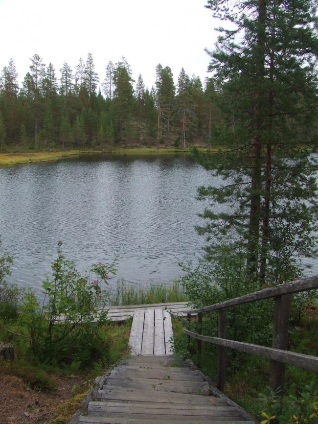 16時、やっと着いた休憩場で。