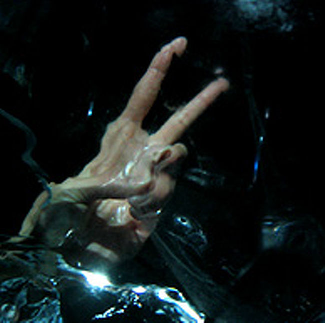 氷は透き通っている。