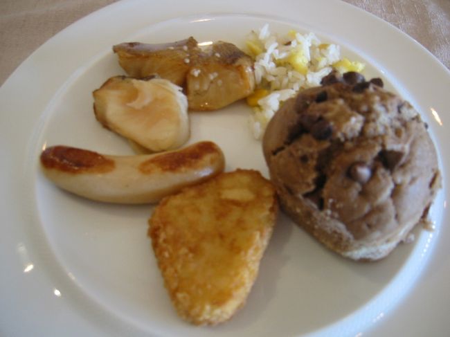 マフィンも数種類あり、朝から甘党の人でもオッケー。