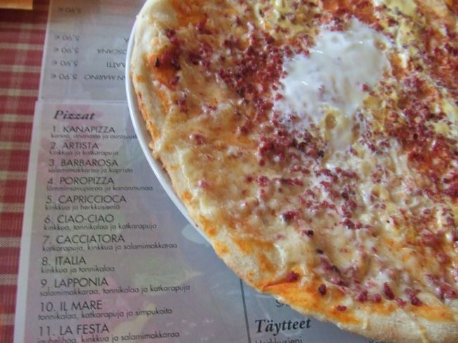 Day 51/オウル（フィンランド）<br />●町をぶらつき、水辺でのんびり。トナカイのピザかじる。夜はお庭でバーベキュー。(8/8)<br />