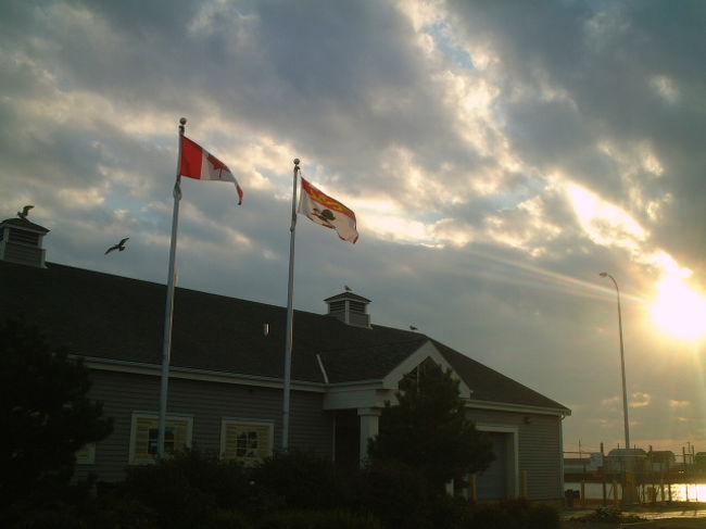 夕日がキレイ。