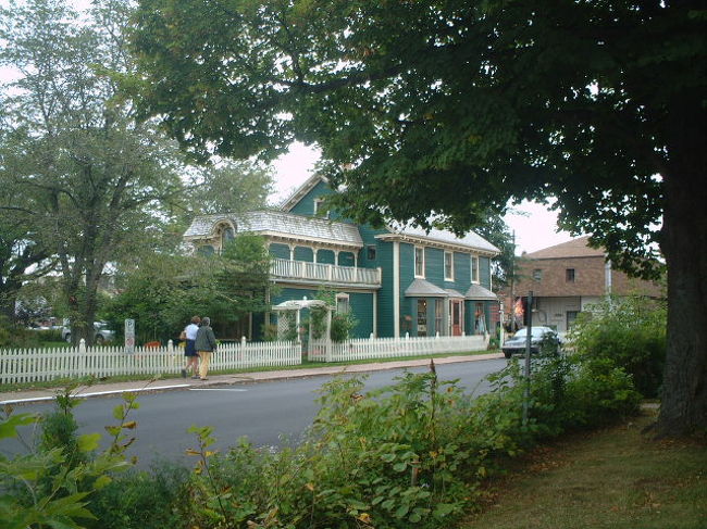 サマーサイドの町並み。