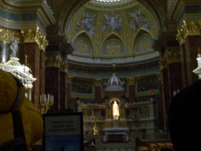 聖イシュトバーン大聖堂内部。