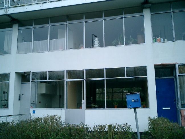 シュレーダー邸の傍あるテラス・ハウス。<br /><br />こちらは撮影可。<br />