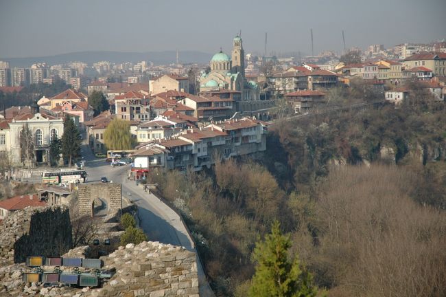 ツァレベッツの丘から新市街方向を眺めた風景です。