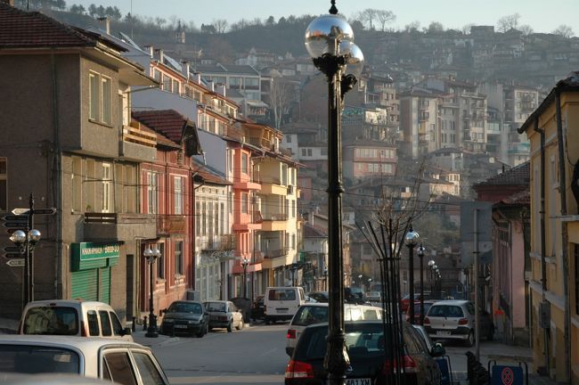 ヴェリコ・タルノヴォには坂道が多いです。