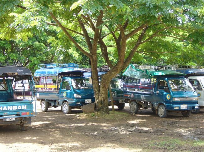 乗ってきた軽トラ