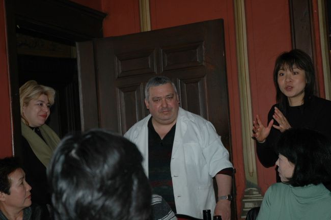 レストランのシェフの方です。この方は、２００５年の４月に亡くなった先代のローマ法王がブルガリアを訪問された時に、昼食を差し上げたそうです。