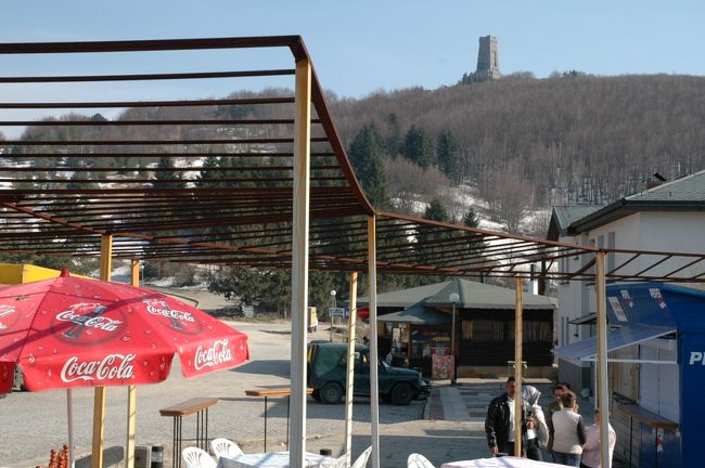 シプカ峠には売店があります。