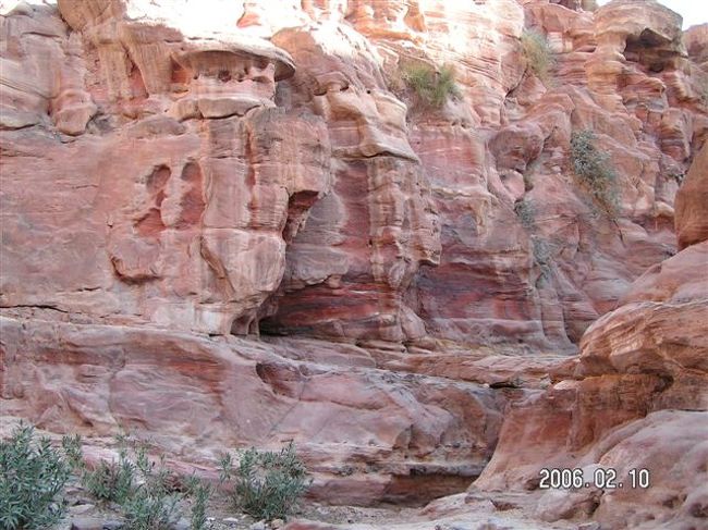 ８時、エド・ディルに登り始める所で。