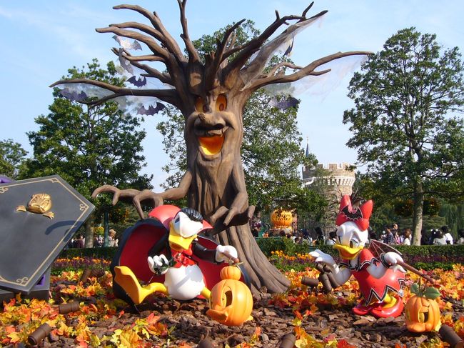 これだけデコレーションされてると、ハロウィン気分が味わえますね。