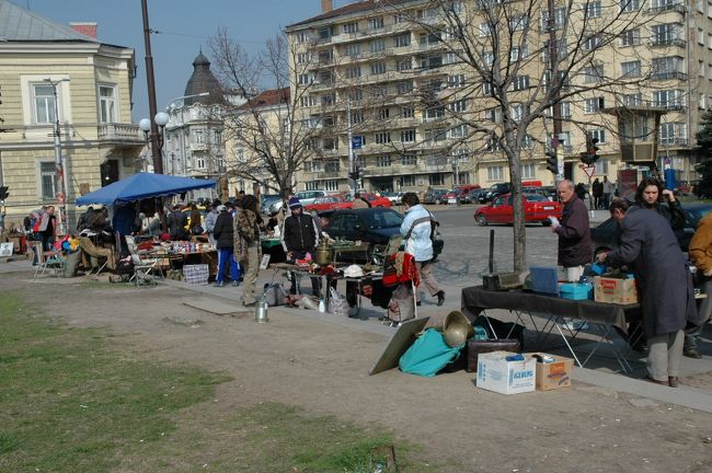 蚤の市です。