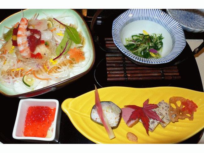 ボリュームたっぷりの前菜盛り合わせ