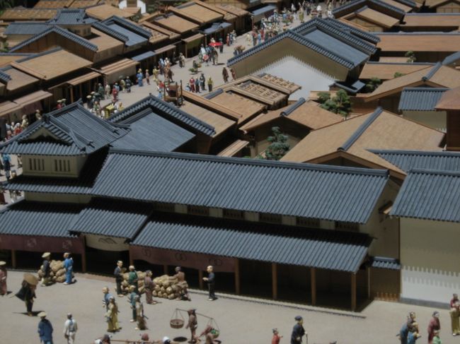 江戸の町並み<br /><br />人々の喧騒が聞こえてきそうです。