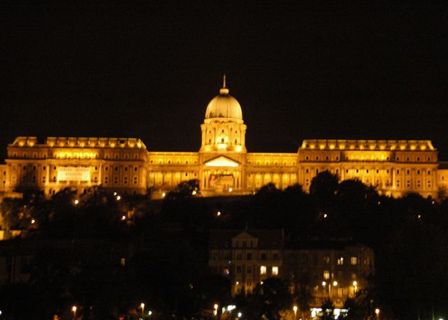 ブダ側に到着です。威風堂々と輝く王宮が素晴らしいです。