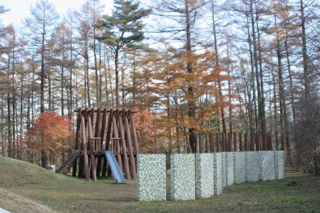 子供向けの公園がありました。