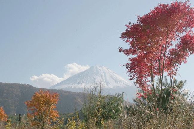 富士山が奇麗に見えてきました。