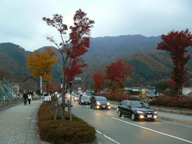 紅葉まつりの会場へ向かいます。