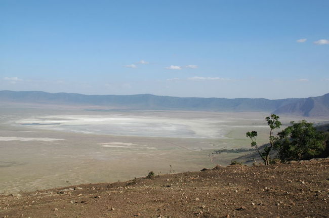 縁から見たンゴロンゴロクレーター