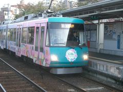 世田谷線では花電車が記念で走っていました。