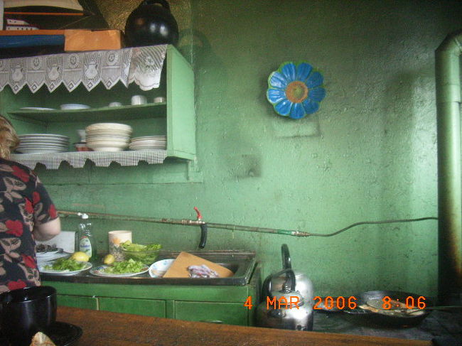 プンタ・アレーナスの市場にあった食堂