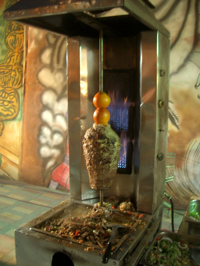 ミカンの刺さった・・・ケバブ（笑）？