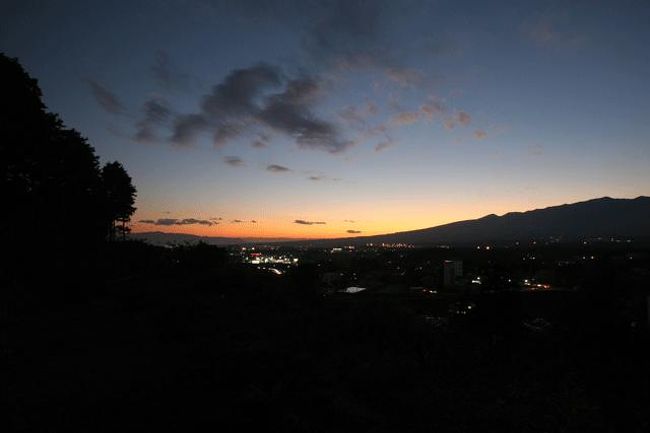 再び、西の空(愛鷹山方面)です。