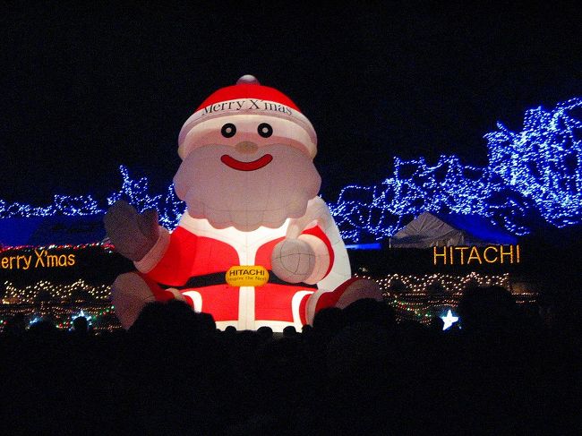 きのなるサンタ。<br />人の姿と比べれは大きさお判りでしょう。