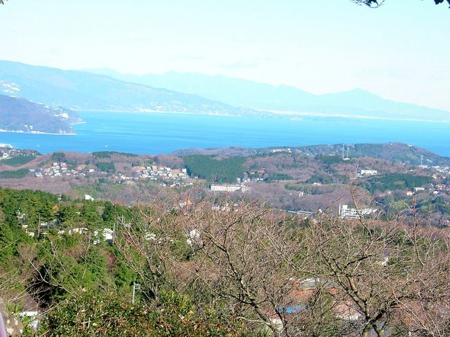 こちらもシャボテン公園からの景色。<br />この日は凍り付きそうな程寒く、外にいるのも辛かったですが、眺めは最高でした。素晴らしい！
