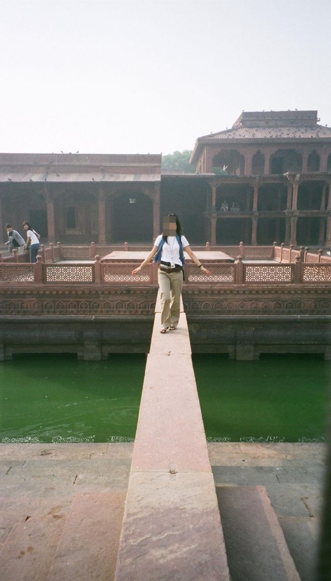 真ん中まで行ってみました