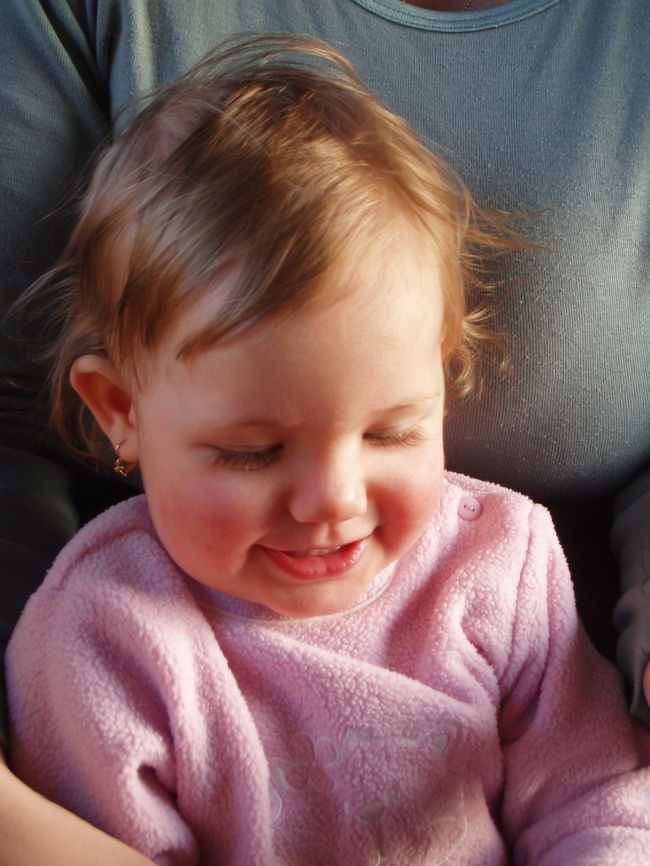 前に座った子。かわいすぎ！