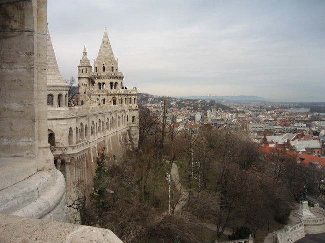 漁夫の砦より北方面を眺める。