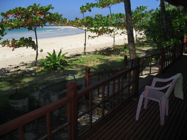 テラスからの眺め。