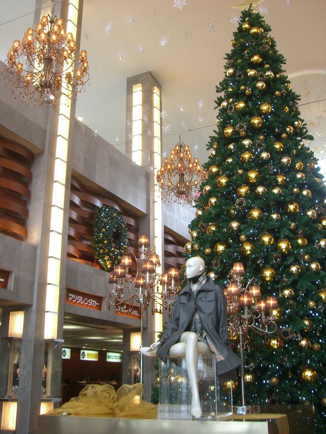 レンタカーを返しに最後DFSへ。<br />そういえばまだツリーがあるなぁ、なんて思いながら特に買物する事もなく空港へ。<br />空港は出発ロビーは大混雑で出発が遅れる程だったけどなんとか帰宅。<br /><br />今回は天候が悪いなりにかなり楽しむ事ができたので大満足。<br />でも沖縄って何回も来たくなるとこダワ(*^_^*)