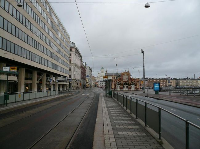 街の南側に続くEteläranta通り。 