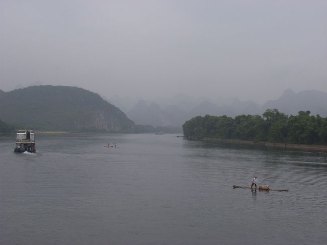 水墨画 「観光船」 桂林 2泊3日水墨画の旅』桂林(中国)の旅行記・ブログ by 大王