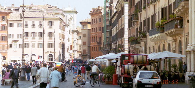 【2日目】は、ローマ市内散策です<br /><br />とりあえず宿探しがてらの散策開始。