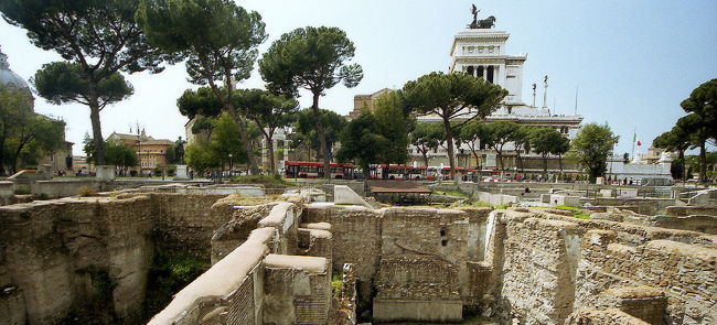 フォーリ・インペリアーリ、<br />かなり広大。<br /><br />このあたりは、基礎のみ残る。