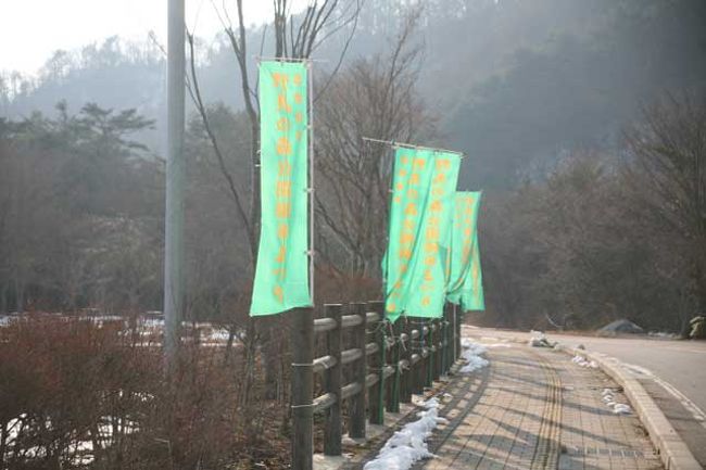 祭りののぼりもありました。