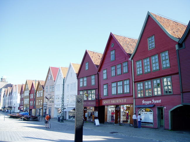 　世界遺産。<br />　ブリッゲン地区。