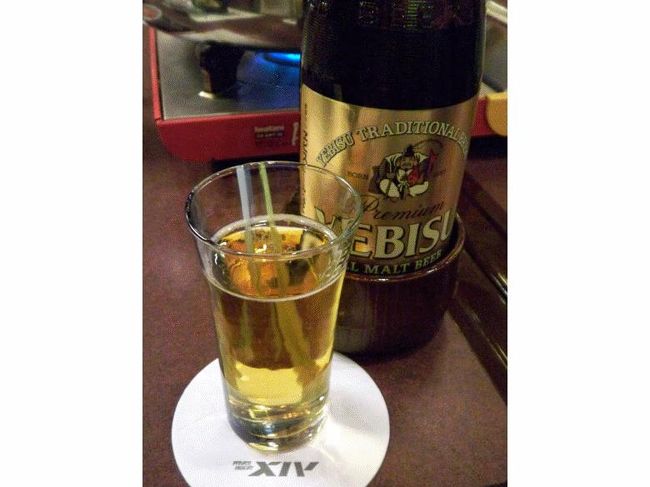 エビスビールを頂きました