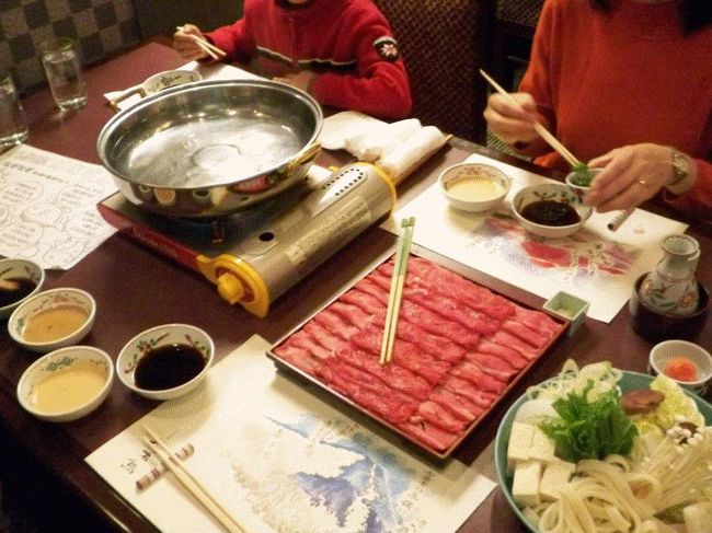 しゃぶしゃぶを頂きました