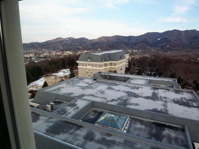 ジャグジーの窓からの眺め