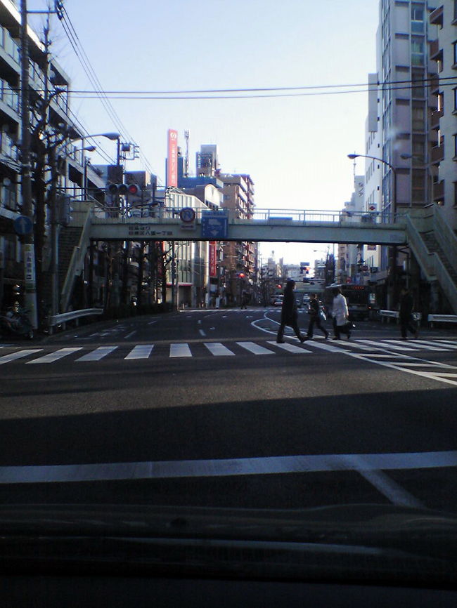 都内の道路はがら空きです。