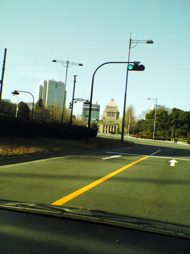 国会議事堂＠車から撮影