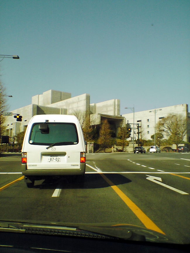 最高裁判所＠車から撮影
